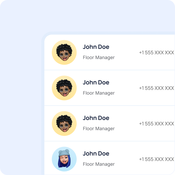 Client Management Interface